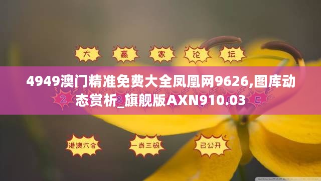 4949澳门精准免费大全凤凰网9626,图库动态赏析_旗舰版AXN910.03