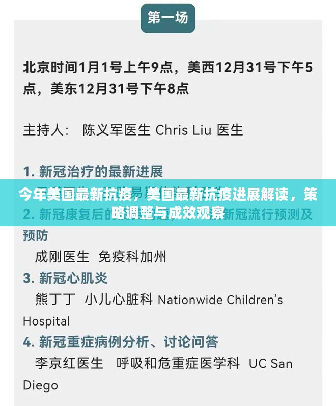 美国最新抗疫进展解读，策略调整与成效观察分析