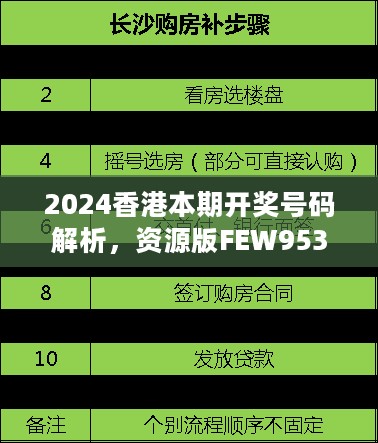 2024香港本期开奖号码解析，资源版FEW953.3综合评估