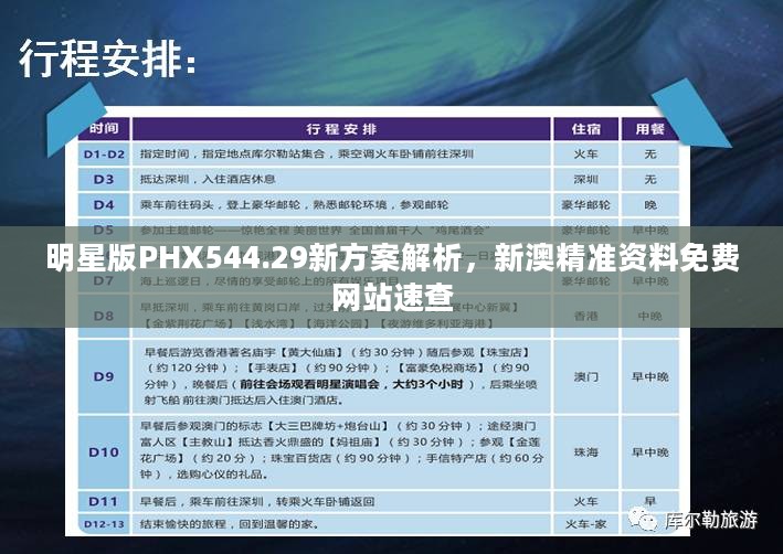 明星版PHX544.29新方案解析，新澳精准资料免费网站速查