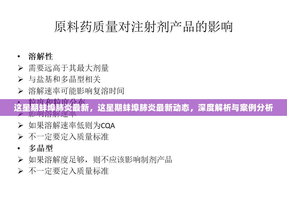 蚌埠肺炎最新动态，深度解析与案例分析本周更新报告