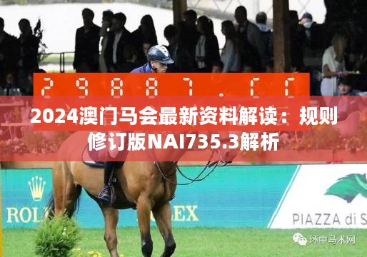 2024澳门马会最新资料解读：规则修订版NAI735.3解析