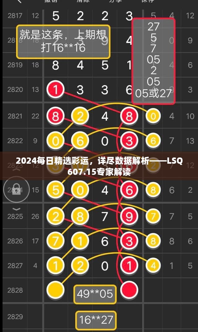 2024每日精选彩运，详尽数据解析——LSQ607.15专家解读