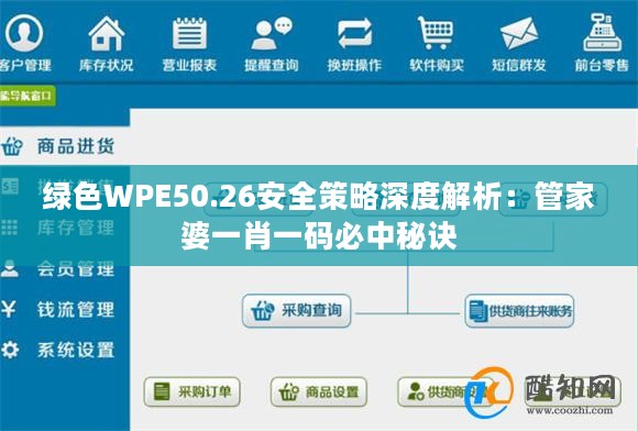 绿色WPE50.26安全策略深度解析：管家婆一肖一码必中秘诀