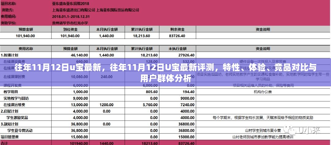 往年11月12日U宝最新评测，特性、体验、竞品对比及用户群体深度分析