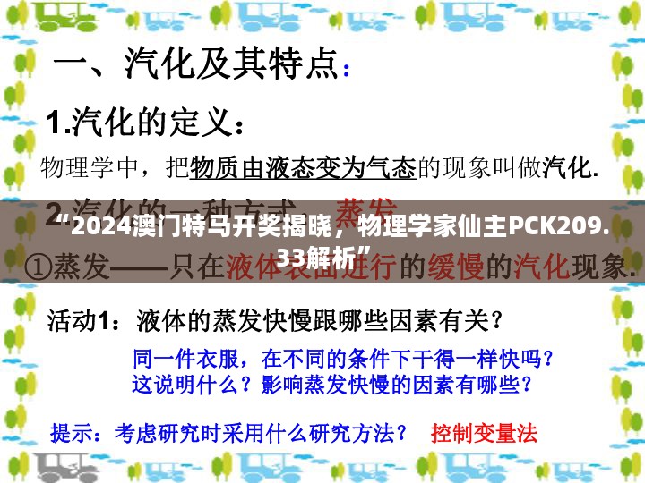 “2024澳门特马开奖揭晓，物理学家仙主PCK209.33解析”