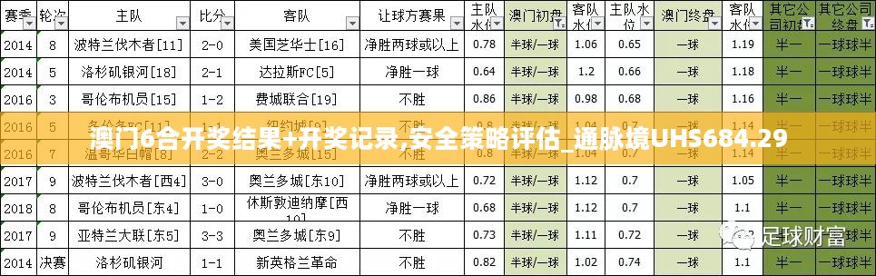 澳门6合开奖结果+开奖记录,安全策略评估_通脉境UHS684.29