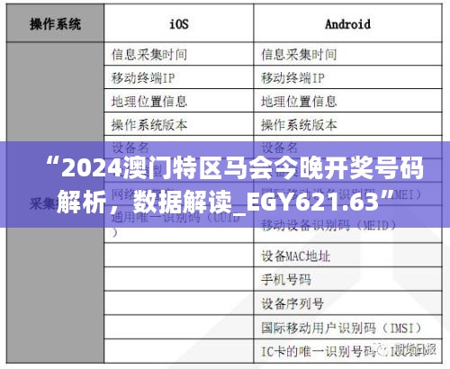 “2024澳门特区马会今晚开奖号码解析，数据解读_EGY621.63”