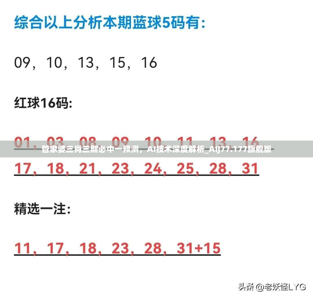 管家婆三肖三期必中一预测，AI技术深度解析_AIJ77.177旗舰版