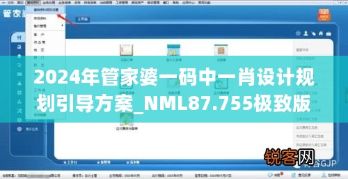 2024年管家婆一码中一肖设计规划引导方案_NML87.755极致版