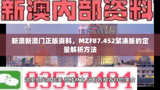 新澳新澳门正版资料，MZF87.452紧凑版的定量解析方法