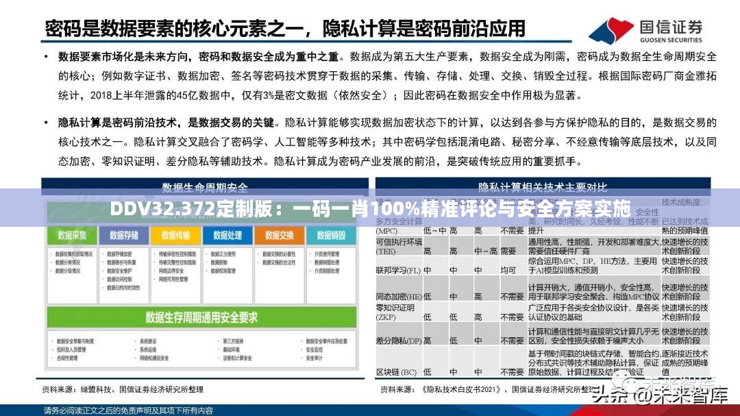 DDV32.372定制版：一码一肖100%精准评论与安全方案实施