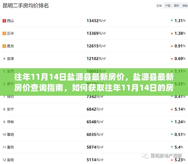 盐源县最新房价查询指南，往年11月14日房价信息及获取方式揭秘