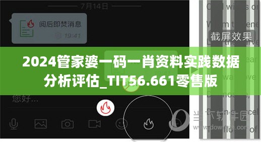 2024管家婆一码一肖资料实践数据分析评估_TIT56.661零售版