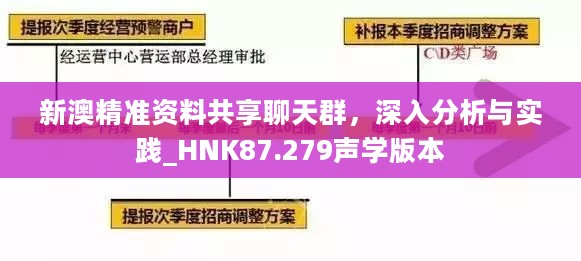 新澳精准资料共享聊天群，深入分析与实践_HNK87.279声学版本