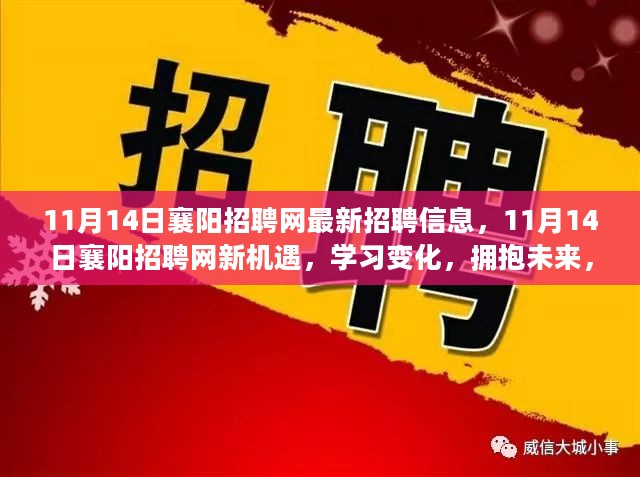 11月14日襄阳招聘网最新招聘信息，新机遇引领学习变化，拥抱未来成就自信人生