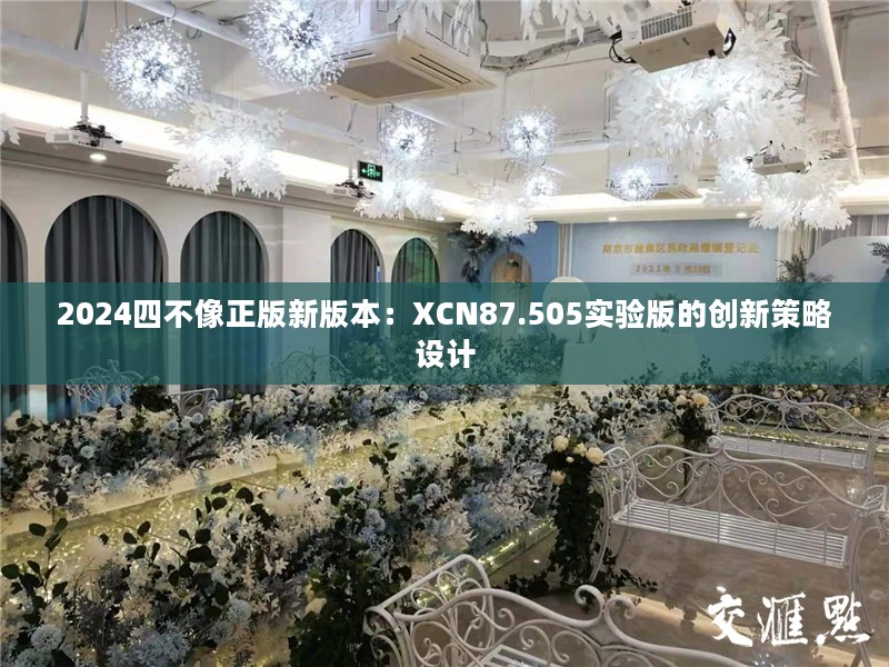 2024四不像正版新版本：XCN87.505实验版的创新策略设计