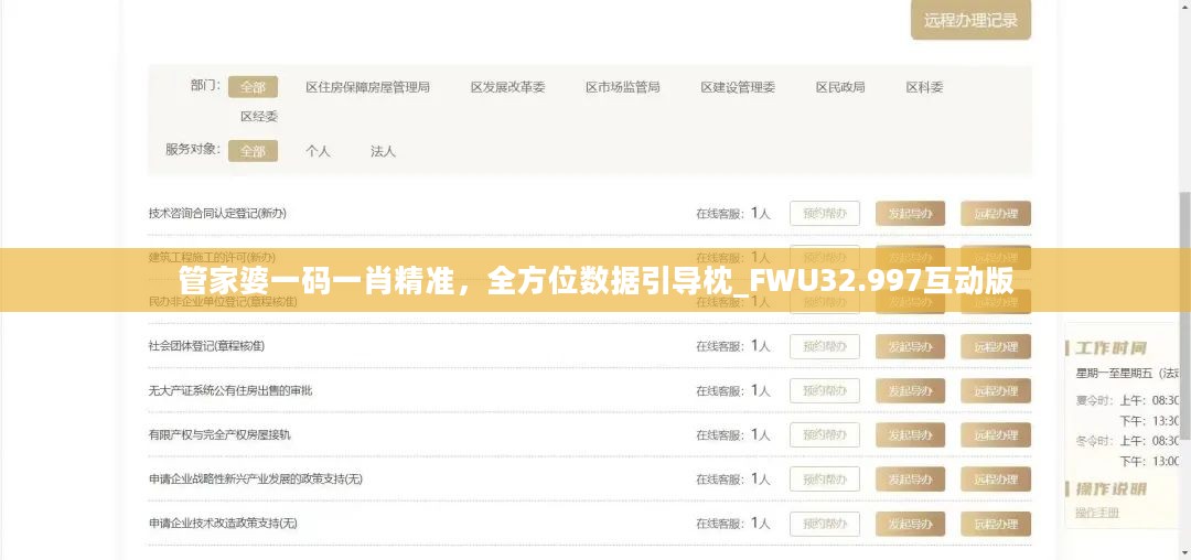 管家婆一码一肖精准，全方位数据引导枕_FWU32.997互动版