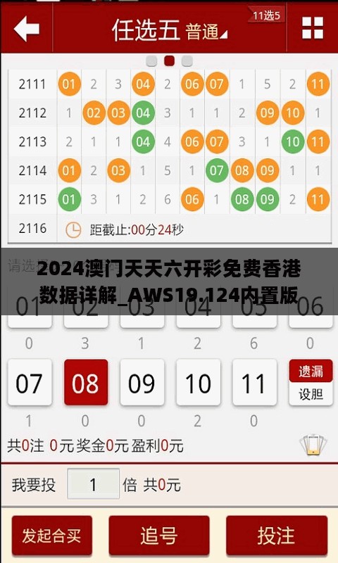 2024澳门天天六开彩免费香港数据详解_AWS19.124内置版