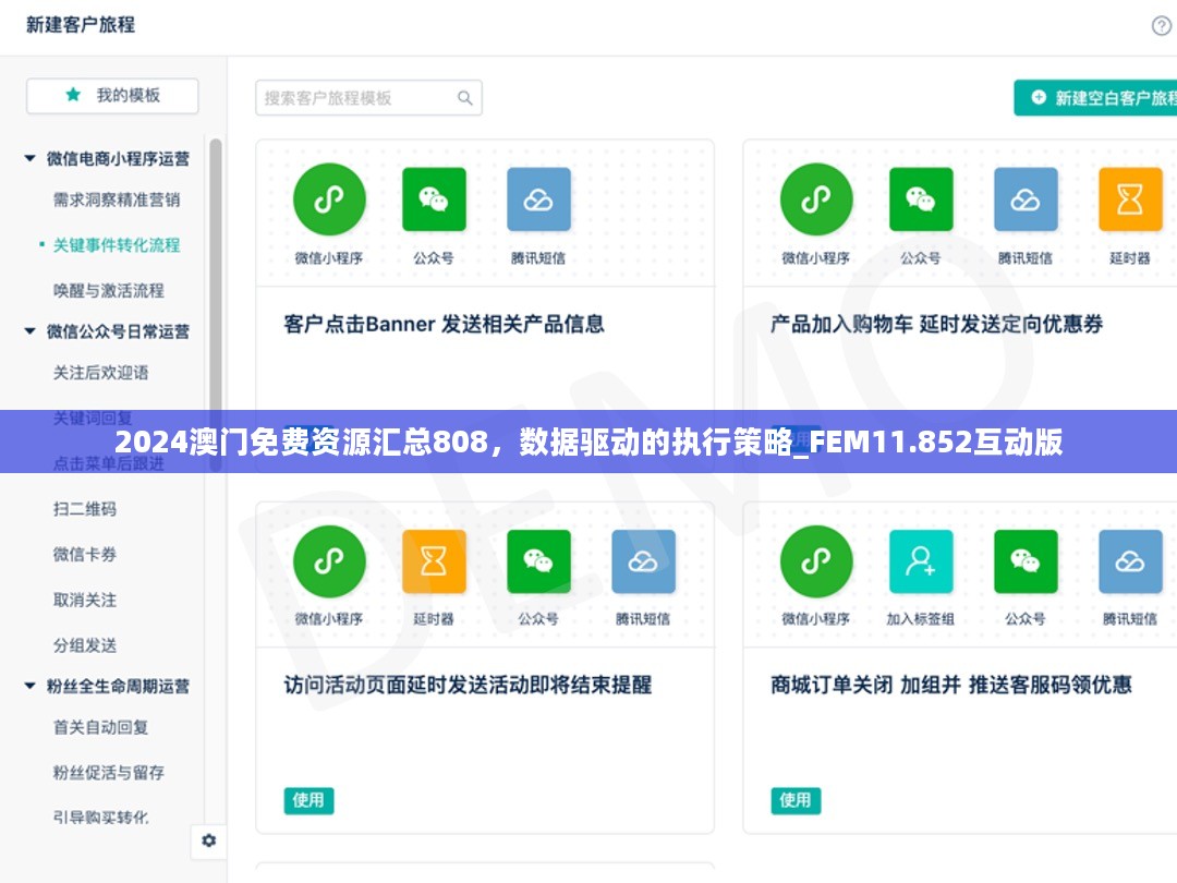 2024澳门免费资源汇总808，数据驱动的执行策略_FEM11.852互动版