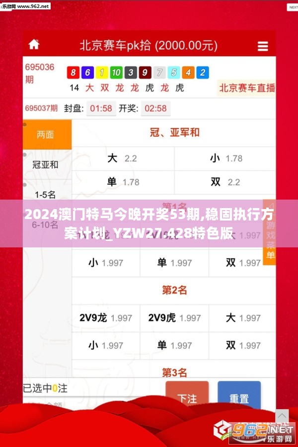 2024澳门特马今晚开奖53期,稳固执行方案计划_YZW27.428特色版