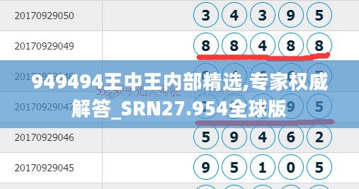 949494王中王内部精选,专家权威解答_SRN27.954全球版