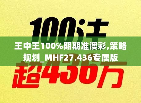 王中王100℅期期准澳彩,策略规划_MHF27.436专属版