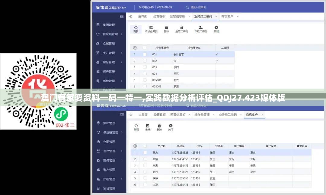 澳门管家婆资料一码一特一,实践数据分析评估_QDJ27.423媒体版