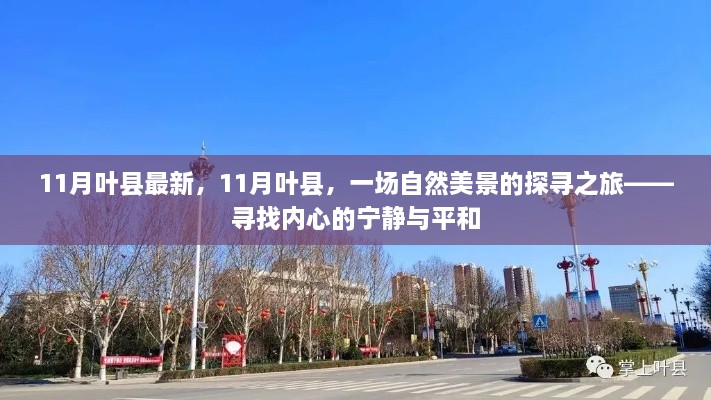 探寻叶县自然美景之旅，寻找内心的宁静与平和在十一月叶县绽放