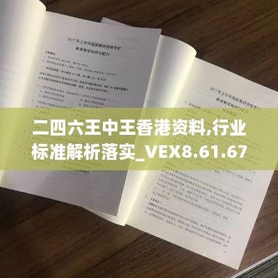 二四六王中王香港资料,行业标准解析落实_VEX8.61.67多功能版