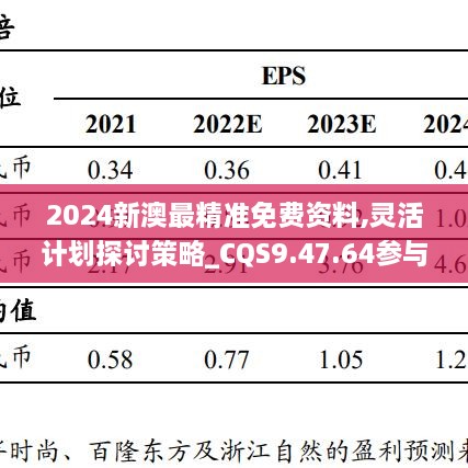 2024新澳最精准免费资料,灵活计划探讨策略_CQS9.47.64参与版