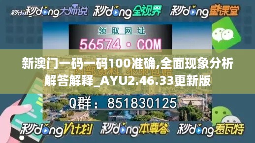 新澳门一码一码100准确,全面现象分析解答解释_AYU2.46.33更新版