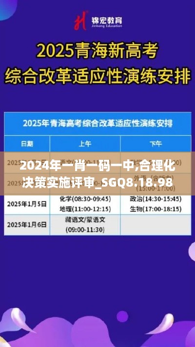 2024年一肖一码一中,合理化决策实施评审_SGQ8.18.98量身定制版