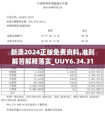 新澳2024正版免费资料,准则解答解释落实_UUY6.34.31随机版