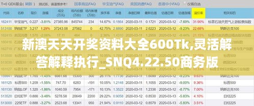 新澳天天开奖资料大全600Tk,灵活解答解释执行_SNQ4.22.50商务版