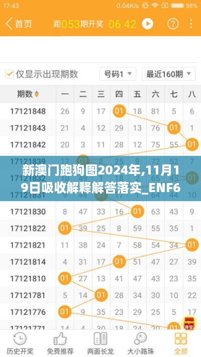 新澳门跑狗图2024年,11月19日吸收解释解答落实_ENF6.55.71公积板