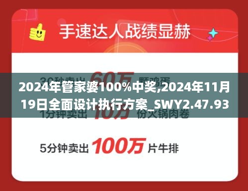 2024年管家婆100%中奖,2024年11月19日全面设计执行方案_SWY2.47.93计算能力版