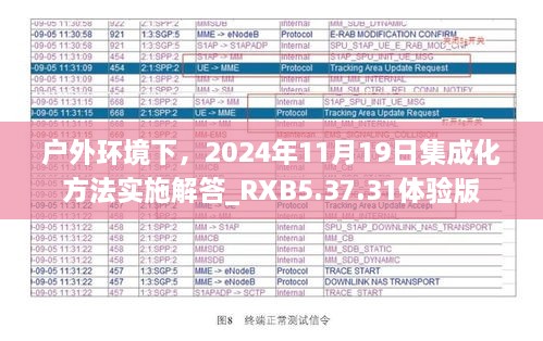 户外环境下，2024年11月19日集成化方法实施解答_RXB5.37.31体验版