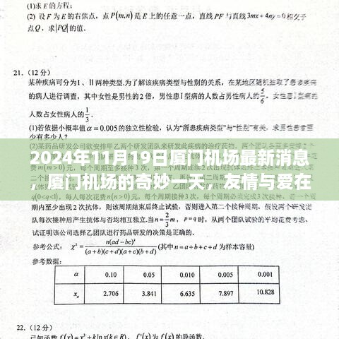 厦门机场奇妙日，友情与爱在蓝天下的温馨相遇