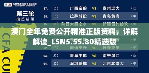 澳门全年免费公开精准正版资料，详解解读_LSN5.55.80精选版