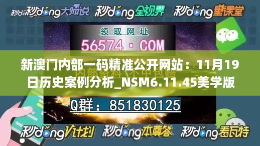 新澳门内部一码精准公开网站：11月19日历史案例分析_NSM6.11.45美学版