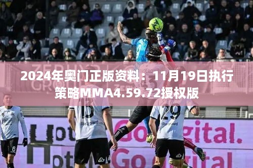 2024年奥门正版资料：11月19日执行策略MMA4.59.72授权版