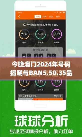 今晚澳门2024年号码揭晓与BAN5.50.35品味版长效实施方案