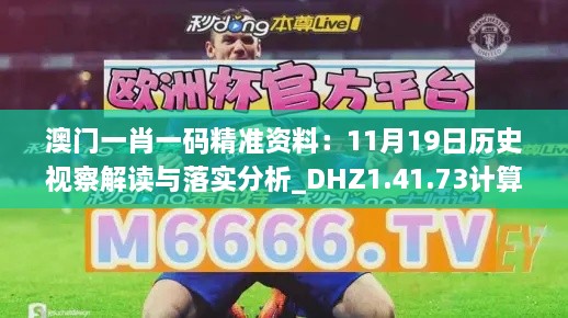 澳门一肖一码精准资料：11月19日历史视察解读与落实分析_DHZ1.41.73计算版