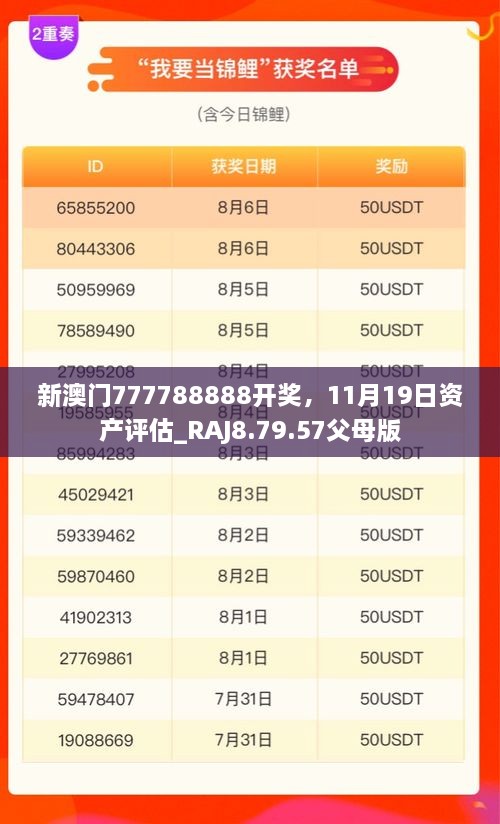 新澳门777788888开奖，11月19日资产评估_RAJ8.79.57父母版