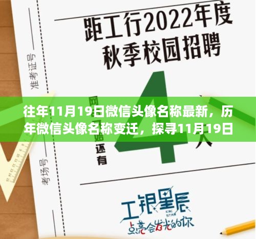 探寻微信头像变迁，历年11月19日背后的时代印记与最新头像名称盘点