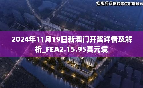 2024年11月19日新澳门开奖详情及解析_FEA2.15.95真元境