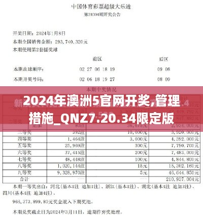 2024年澳洲5官网开奖,管理措施_QNZ7.20.34限定版