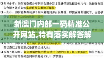 新澳门内部一码精准公开网站,特有落实解答解释_NSQ4.48.60深度版