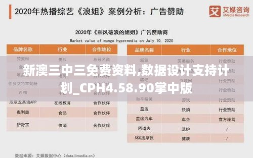 新澳三中三免费资料,数据设计支持计划_CPH4.58.90掌中版